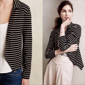 🌟SALE🌟 Anthropologie Dolan Shadow Band Knit Blazer Stripe XS